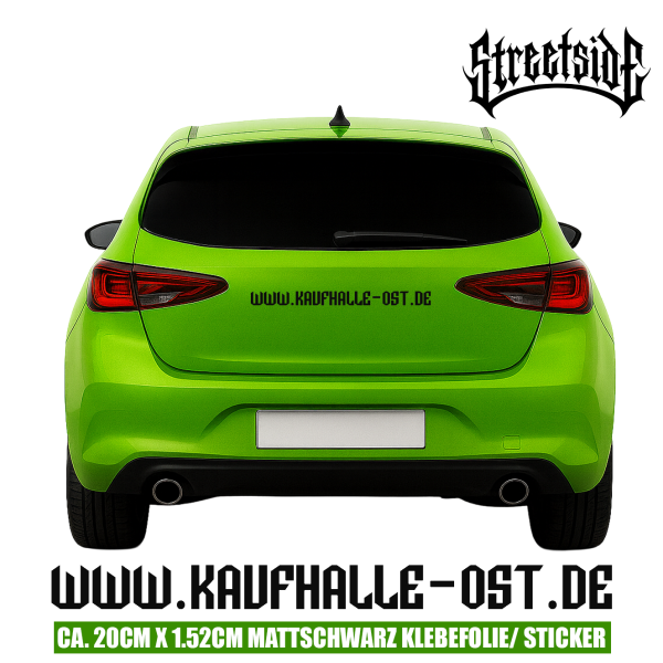 KFZ Sticker - KAUFHALLE